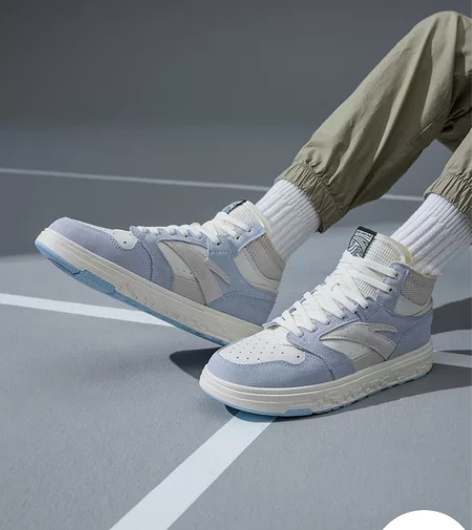 【王一博同款】安踏街顽板鞋男鞋高帮潮流休闲...