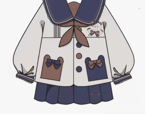 【小熊奇遇记】少女甜豆猫jk原创水手服可爱...