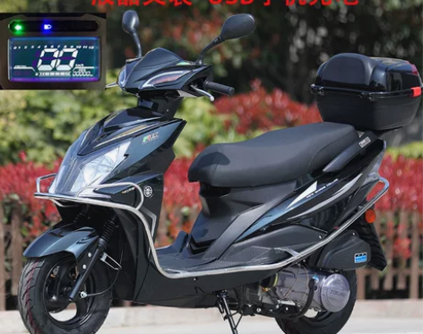 新款金浪125cc踏板摩托车省油可上牌国四...