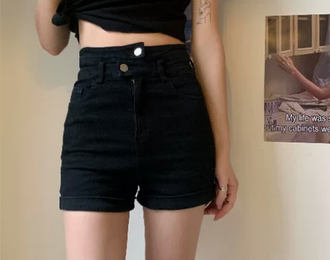 PPHOME热辣学妹~弹力修身高腰百搭显瘦...