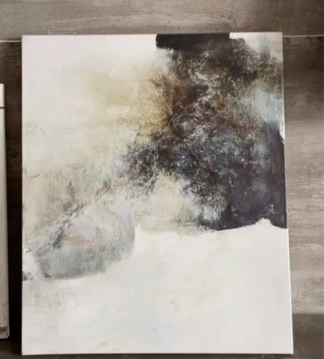 赵无极现代抽象画客厅卧室茶室餐厅挂画无框画...