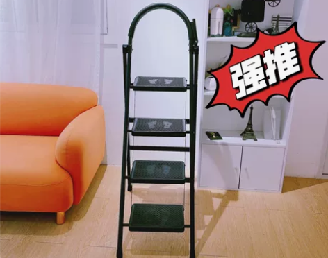 梯子家用折叠室内多功能人字步梯安全加厚钢管...