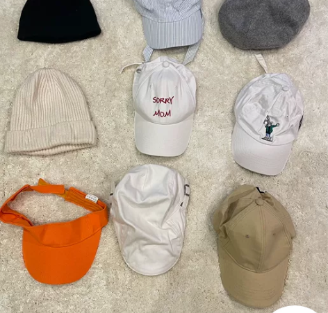 闲置帽子 各种版型 瓜皮帽 灰色贝雷帽 报...