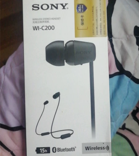 Sony/索尼 WI-C200无线蓝牙耳机...