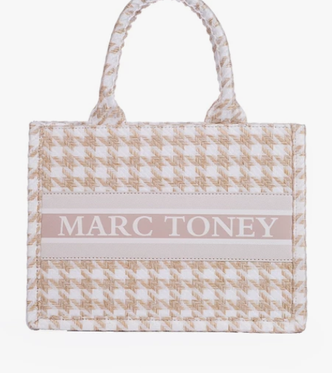 手提托特包女士斜挎包百搭甜美单肩包格子通勤...