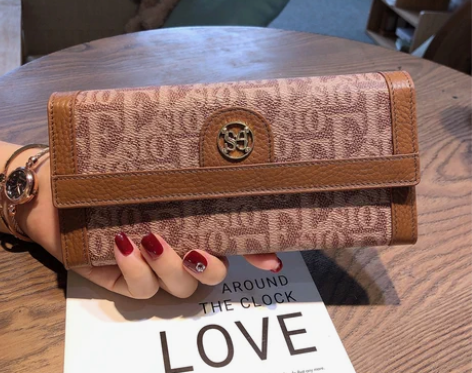 长款钱包女士2022新款大容量钱夹多卡位卡...