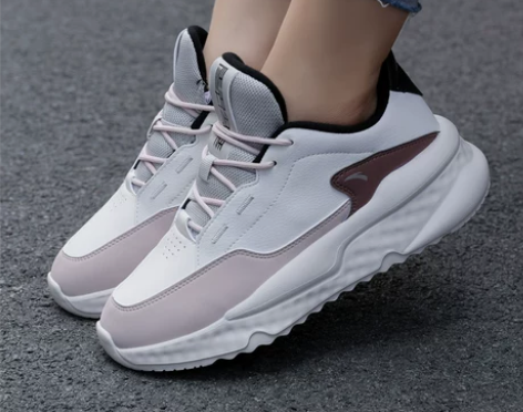 【年货价】安踏女鞋老爹鞋2021新款冬季皮...