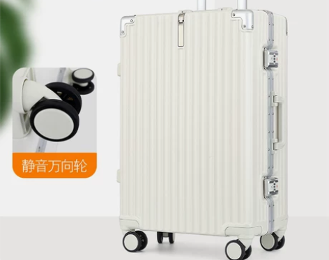袋鼠行李箱学生万向轮拉杆箱铝框旅行箱男女潮...