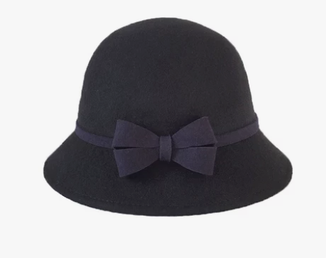 帽子女冬天羊毛呢日系圆顶小檐渔夫帽秋冬季盆...