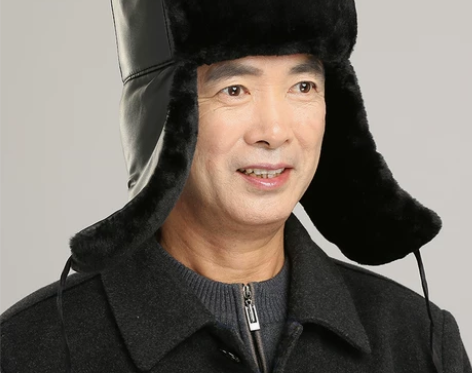 中老年人东北雷锋帽男护耳冬季爷爷加厚保暖老...