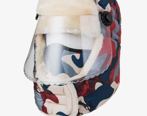 冬季女雷锋帽户外骑车防风护耳男保暖帽儿童带...