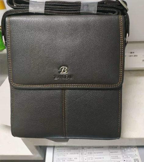 男士手包 皮包 单肩包 真皮 全新，可包邮...