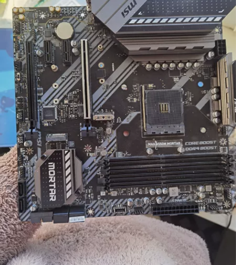 微星b550m迫击炮非WIFI 主板CPU...