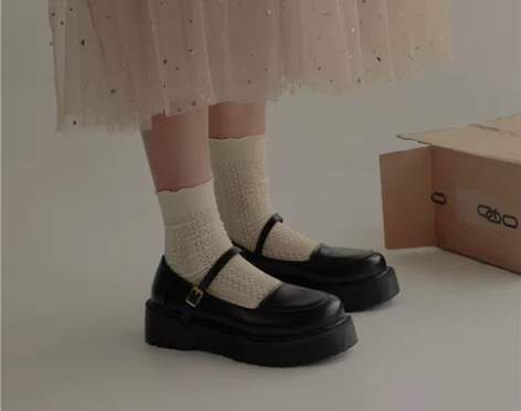 复古玛丽珍鞋女夏2021韩版新款百搭日系厚...