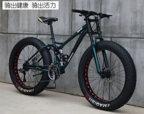 ?山地自行车单车成人越野车沙滩雪地车4.0...