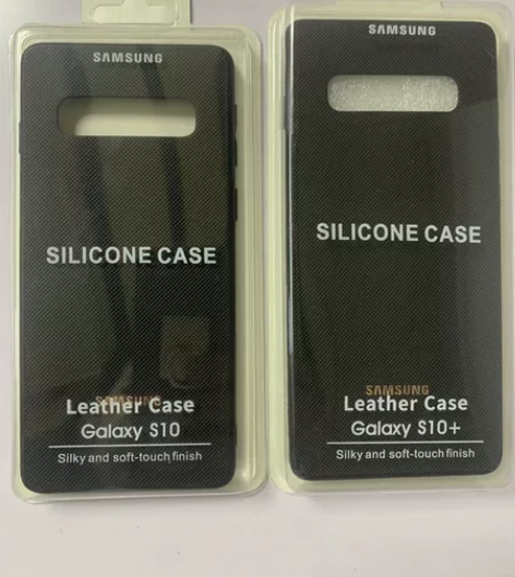 三星手机s10+球纹保护壳s10荔枝纹皮后...