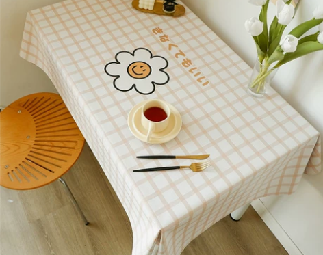 pvc桌布 防水防油免洗桌布长方形宿舍家用...