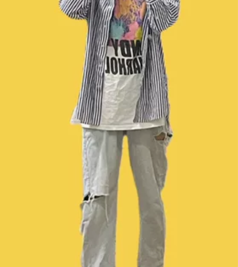 破洞牛仔裤#清衣柜 感兴趣的话点“我想要”...