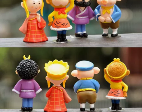 动漫西游记师徒四人唐僧孙悟空猪八戒沙和尚玩...