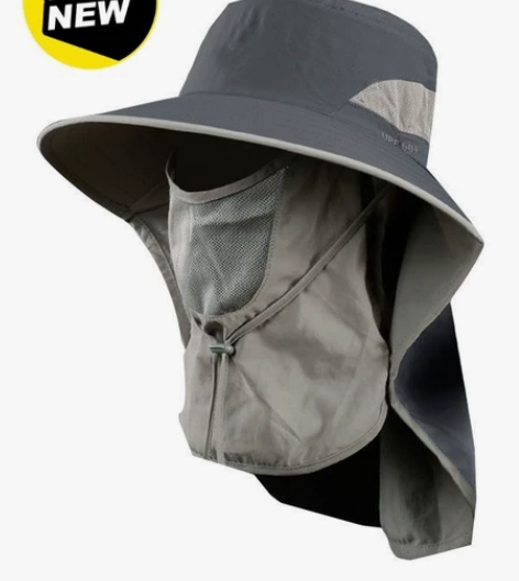 【全新包邮】帽子男夏季大帽檐钓鱼帽防紫 外...