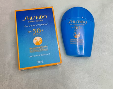 资生堂蓝胖子防晒 自用不太合适 余量大概有...