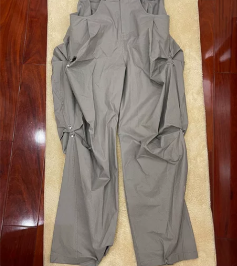 HOLONOMIC家工装打褶裤子 （宽松的...