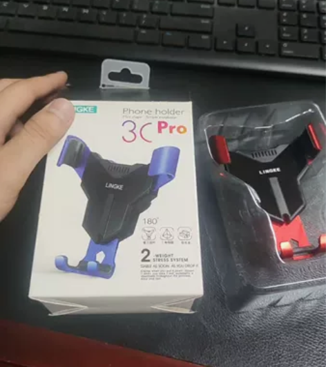 包邮出，出风口车载手机导航支架，塑料加铝合...