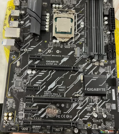 包邮技嘉z370p主板一块，功能正常，更新...