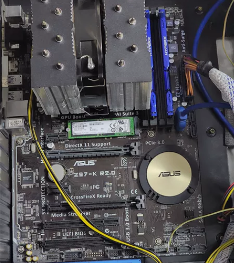 华硕z97k英特尔4代主板无任何问题，只剩...