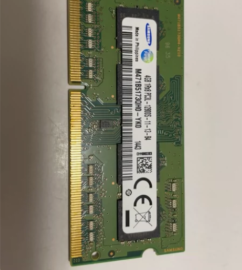 个人 自用笔记本更换下来的内存条，三星 4G DDR3 感兴...