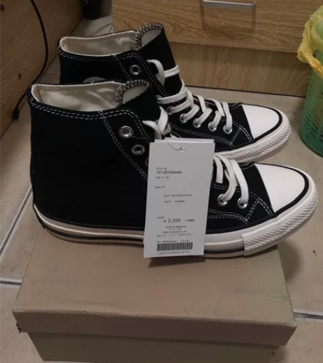 日版匡威1970s板鞋高帮 情侣款休闲鞋三...