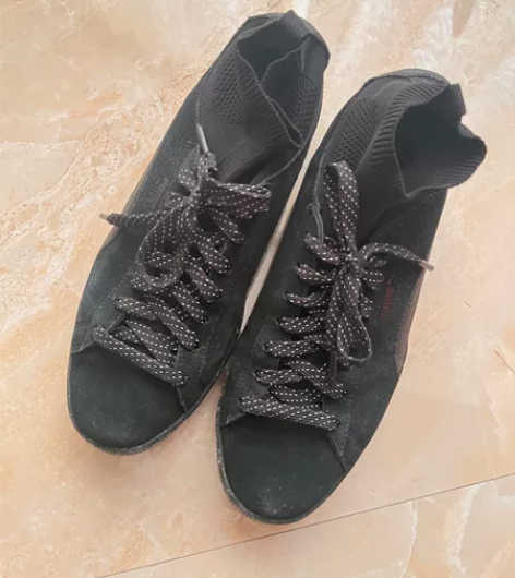 PUMA 彪马 经典休闲板鞋 黑色 正品保...