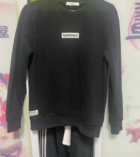 马克华菲男士黑色套头卫衣，九成新，m码，男...