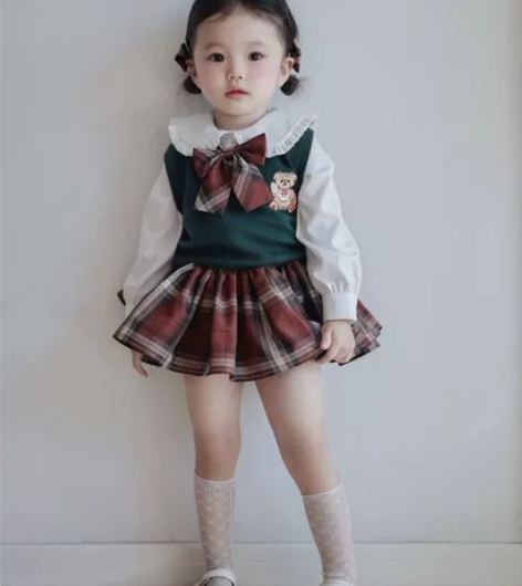 胡桃异想国正版原创 朱砂痣jk制服儿童半身...