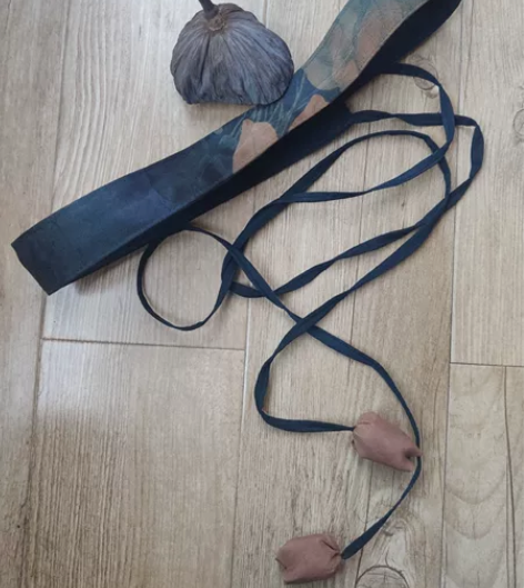 包邮香云纱细腰封腰带正反两面用，国风民族风...