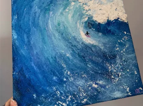 出售成品石英砂肌理画 立体画 可以发图给我...