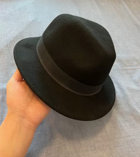 ZARA 男士 100%纯羊毛巴拿马帽宽檐...