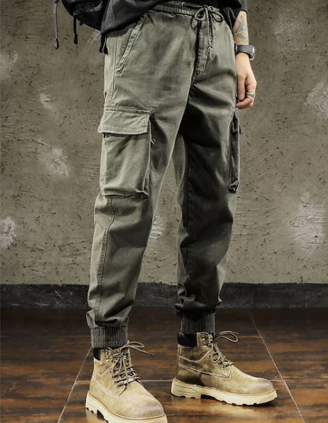 美式工装裤男士潮牌英伦雅痞战术军事风秋冬季...