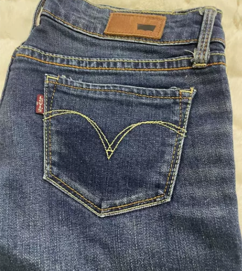 Levis李维斯秋冬紧身女士加厚牛仔裤 2...