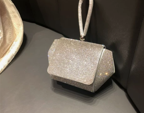 原创2022新款潮晚礼服手拿包带钻名媛旗袍...