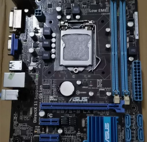 华硕B75M- PLUS 主板，带原装挡板...