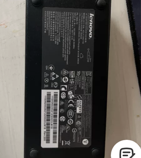 联想y7000  170w笔记本充电器 联...