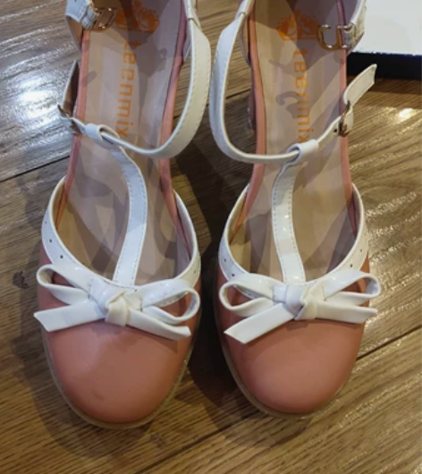 天美意女士高防水台单鞋 尺码38 99成新...