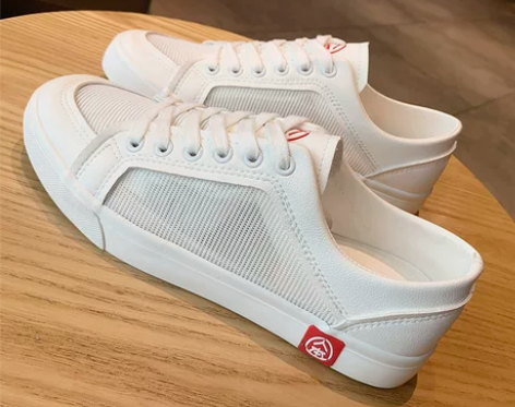 人本夏季新款大码网眼鞋女40-43码网面透...