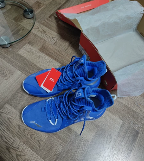 李宁篮球鞋音速7 一次都没穿过全新音速7杜...