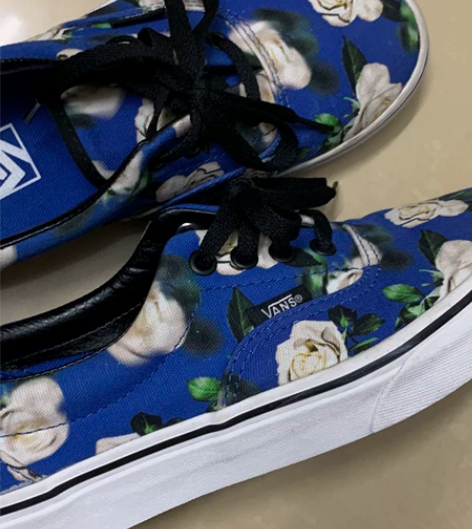 海淘vans蓝36无盒稀有 绝版 感兴趣的...