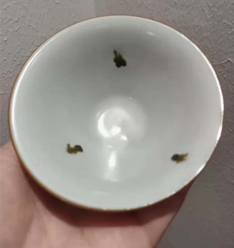【萃采汝窑斗笠杯】景德镇萃采汝窑斗笠主人杯，萃采是李善明老师...
