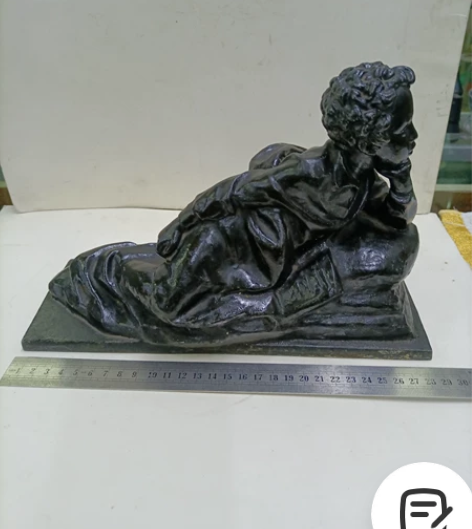 前苏联少年普希金像，品相自定二手旧货售出不...