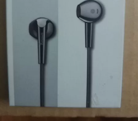 万魔omthing半入耳线控耳机 黑色全新...