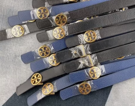 TB柏琦 KIRA双T LOGO女士皮带，...